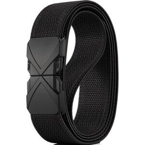 Stretch nylon belt quick release buckle elastic web belt for golf hiking casual